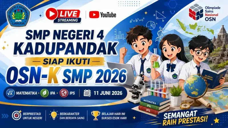 SMP Negeri 4 Kadupandak Laksanakan OSN-K SMP Tahun 2026